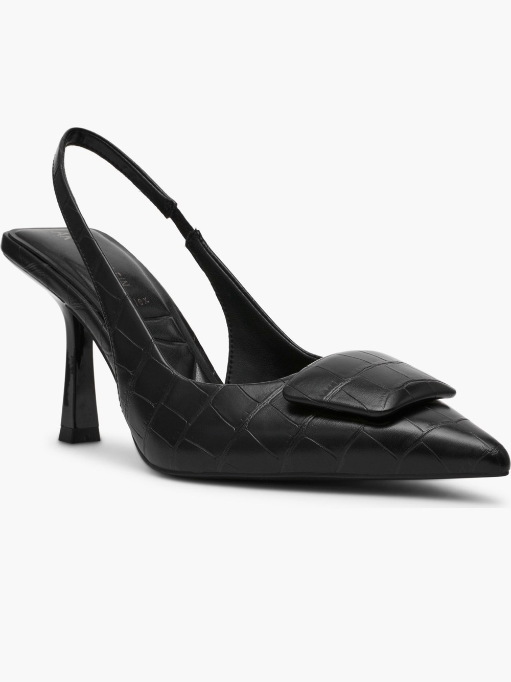 Anne Klein Black Ilani Slingback Pump NWT